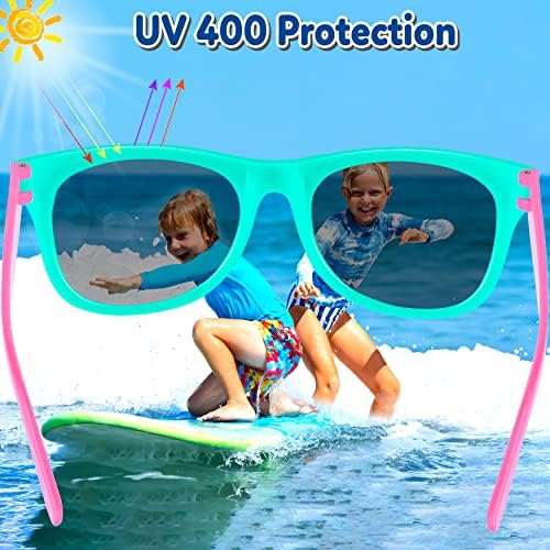 Óculos de sol para crianças ginmic, a maior parte do favor dos óculos de sol crianças, 12 pack de neon com proteção UV em massa para crianças, meninos e meninas de 3 a 6 anos