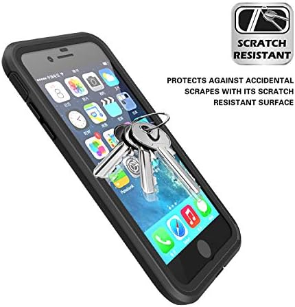 IMPACTSTRONG IPHONE 7 Plus/iPhone 8 Plus Caso, capa ultra protetora com protetor de tela transparente embutida Tampa de corpo inteiro