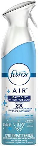 Febreze-aliminatória de odor, reflexão de ar, limpo nítido para serviços pesados, 8,8 fl oz