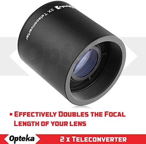 Opteka 650-1300mm lente de zoom de telefoto para Nikon D5, D4, D3, DF, D850, D810, D800, D750, D610, D7500, D7200,
