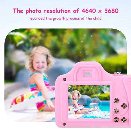 Crianças SLR, Câmera de vídeo infantil, Câmera de vídeo digital Presentes de aniversário de brinquedo para crianças