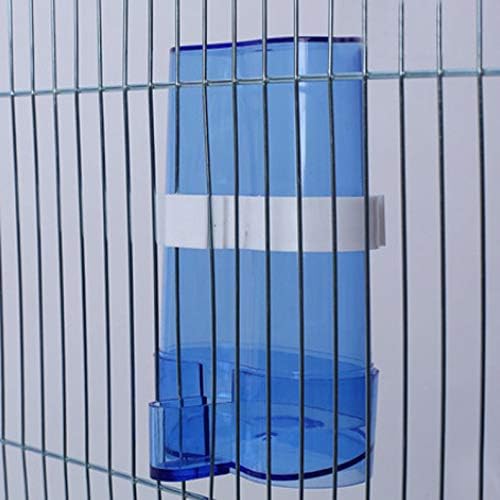 Dispensador de água do periquito, água automática Drink sem derramamento de recipiente claro Acessórios de gaiola Cockatiel Acessórios