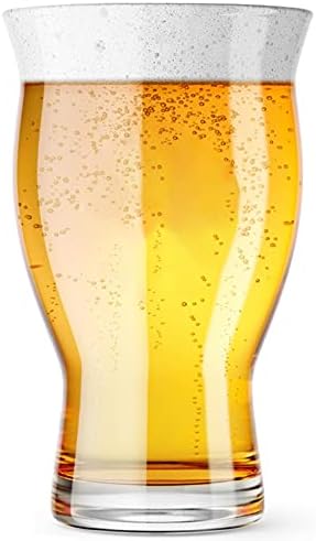 Copos de cerveja amehla - copos de cerveja artesanal soprados à mão IPA, cerveja, vários vidro de estilo de estilo - 16 onças, conjunto