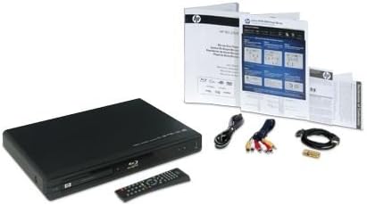 HP BD-2000 Blu-ray Disc Player-Scannsive Scan, BD-Live, Dolby Digital, HDMI, composto, componente, áudio digital coaxial, áudio digital