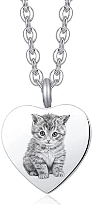 Jóias de jóias para animais de estimação dotuiarg jóias de cremação de coração para animais cinzas colar memorial