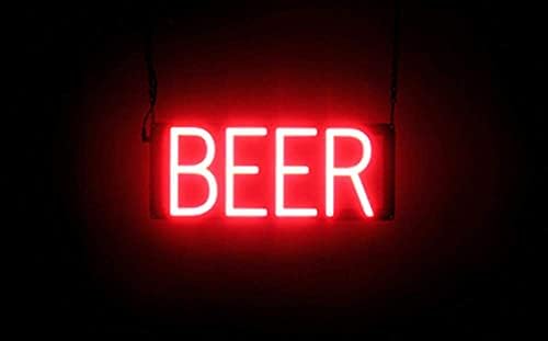 Signbrite de cerveja Signbrite liderado por bares para bares. 15,7 x 6,3 Ultra Bright, LED com eficiência energética
