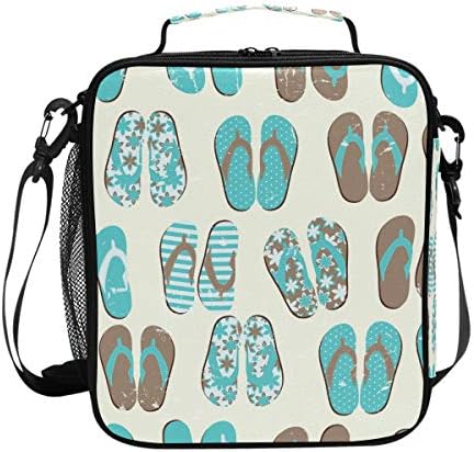 Flip Flips Beach Sandal Lanch Box Reutilable Isolle School Cooler Bag for Women Kids