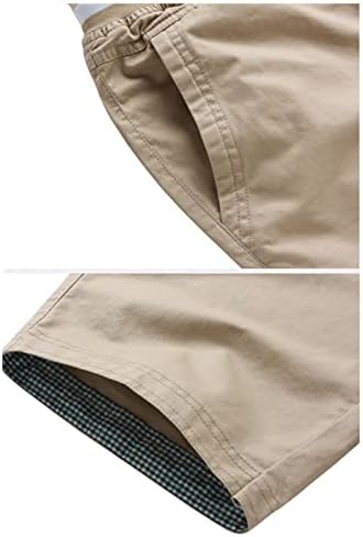 Shorts de cordão ajustável casual masculino