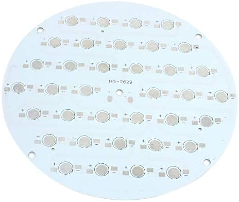 Placa de base de alumínio LON0167 36 x 1W / 3W LED em série PCB Circuit Board 140mm Diâmetro (Aluminium-Grundplatte