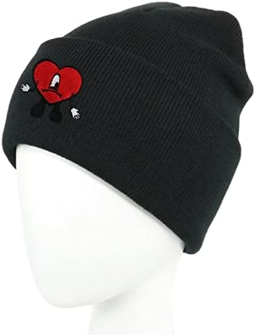 Bad Bunny Beanie Hat fofo Rabbit Beanie Hat Hip Hop Hat Knit Hat Hat Winter para homens Mulheres