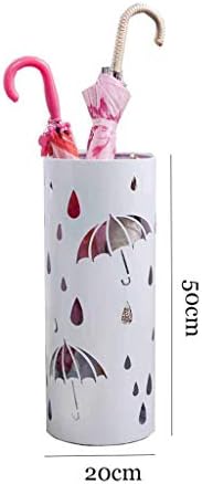 Bkgdo Umbrella Stands, porta-guarda-chuva redonda, suporte de guarda-chuva de metal, rack de guarda-chuva para casa e escritório independente para bastões e bengalas/b