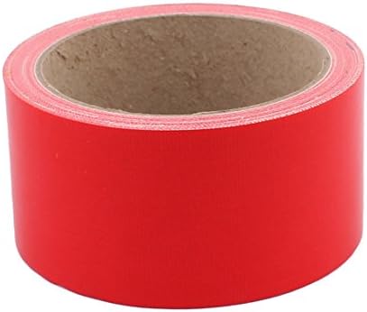 Aexit de 50 mm fitas adesivas de largura vermelha forte fita de duto de duto de duto de dutos sem água sem fita de espuma sem traço 10m de comprimento de 10m de comprimento
