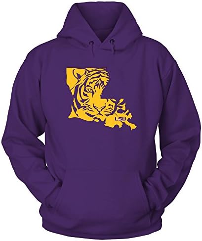 FanPrint LSU Tigers Hoodie - Mascot State