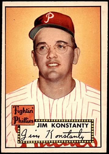 1952 Topps 108 Jim Konstanty Philadelphia Phillies ex Phillies