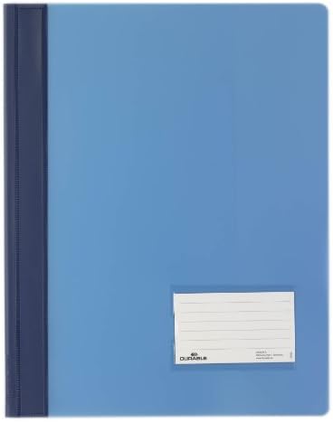 Durável Duralux 268006 A4 PVC Document Pasta - Blue