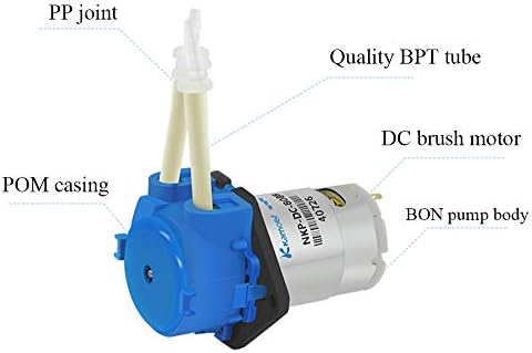 Bomba peristáltica de Hanchen 12V Mini bomba de água Bomba de auto-prima, Mini Circulação pequena bomba de sucção