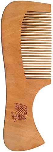 Azeeda 'Viking Ship' Wooden Comb