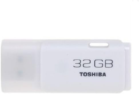 Toshiba Hayabusa 32 GB Mini USB 2.0 Thumb Stick Flash Pen Drive White UHYBS-032GH