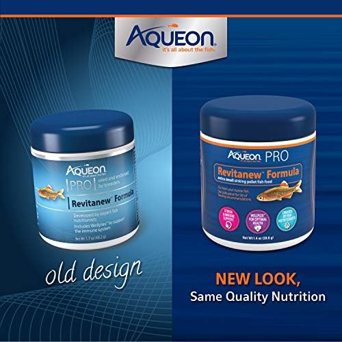 Aqueon Pro Foods RevitaNew Fórmula pequena - 1,4 oz
