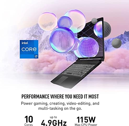 MSI Creator M16 Laptop 2023 16 QHD+ 2560x1600 Exibição 10-CORE 13º Intel Core i7-13620H 16GB DDR5 1TB SSD NVIDIA GEFORCE RTX