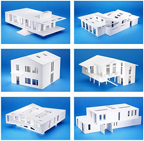 Kit de construção de modelos de escala arquitetônica de Snaphouse, kit de modelo de arquitetura para adultos