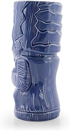 Geeki tikis 20 onças caneca cerâmica | Noiva de Frankenstein | Azul