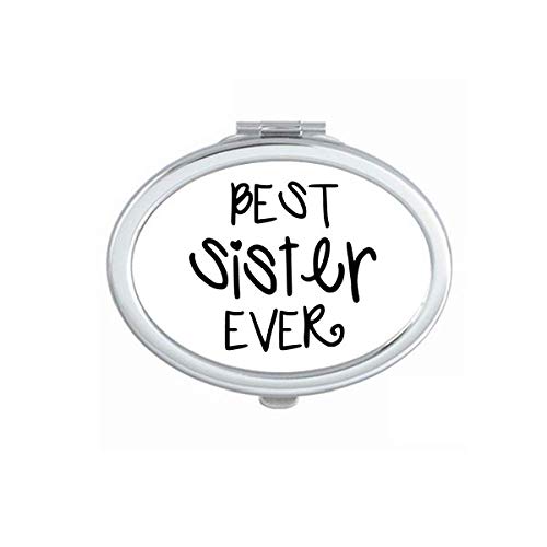 Faly Love Bless Best Sister Quotes Mirror Portable Dobra Maquia