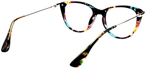 Zoelool Chic Eye Blue Light Blocking Glasses for Women TR90 Eyewear Clement FX0052
