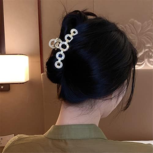 IMATIVA DE IMITAÇÃO Elegante Stromestone Pearl Metal Hair Clip Clipe de cabelo Chic Ladies Cutout CLIP DE CABE