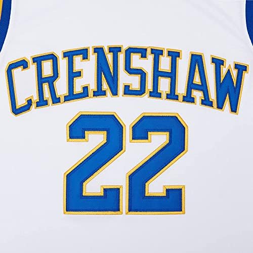 Tueikgu #22 McCall #32 Wright Love and Basketbal Movie Crenshaw Jersey de basquete para homens