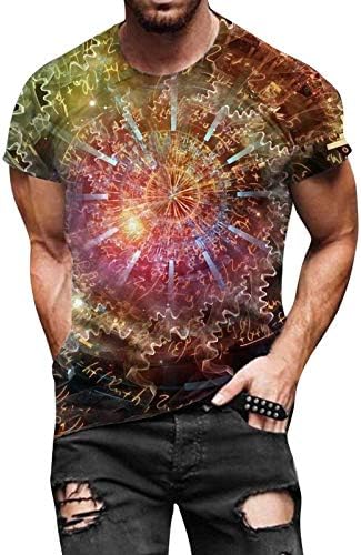 Camisas masculinas Moda de rua masculina Casual Design Interessante Camisas de manga curta redonda de pescoço para homens