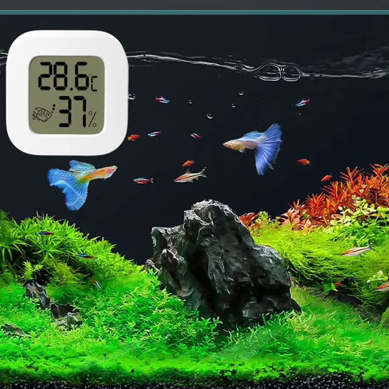 Termômetro ABS DIVERNA DIVERNA METURO DE TEMPERATURA LCD Display Aquarium