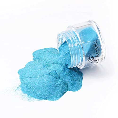 Blue Green Glitter Dipping Powder Premium Sparkle unhas Dip Powder, Pó de acrílico iniciante para unha Francesa Manicure Diy Salon