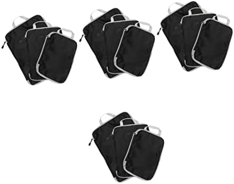 TendyCoCo 12 PCs Bag de armazenamento de deslocamento Organizador de bolsa Inserir sacos de armazenamento Vacum Sacos
