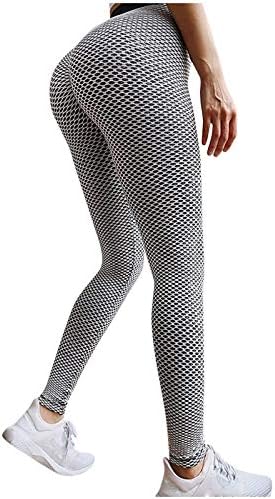 Masbird 2 embalagem de calças de ioga de cintura alta para mulheres, o treping de ginástica de elevação feminina Leggings Controle