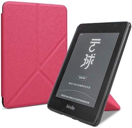 6,8 polegadas Kindle Paperwhite Stand Magnetic Case para e capa da edição de assinatura, capa de suporte de origami do Kindle Paperwhite 2021, laranja