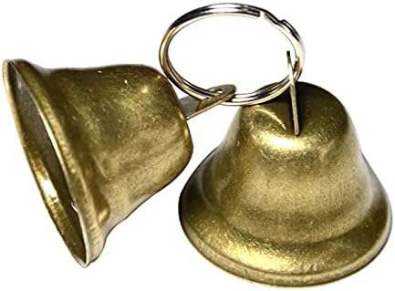 LPDPHANXFKX 20 PCS Bronze Retro Bells Shapet Small Craft Jingle Christmas Sino de campainha para treinamento com penico
