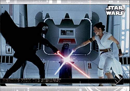 2020 TOPPS Star Wars The Rise of Skywalker Série 241 Fighting from the Startfast Rey, Kylo Ren Card