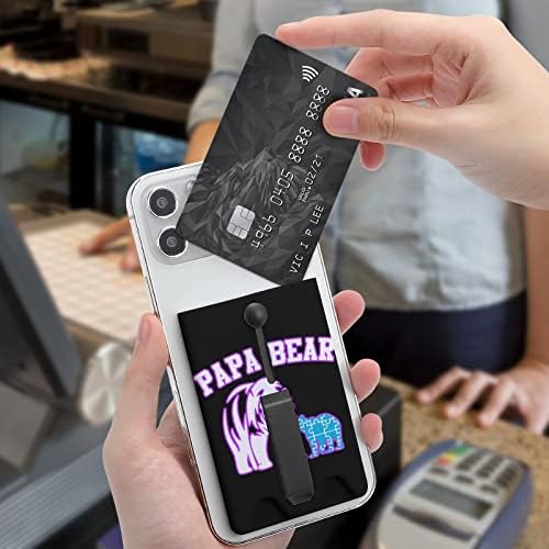 Autismo Papa Bear adesivo Phone Grip Holder com Pop Out Stand dobrável Kickstand com impressão de design