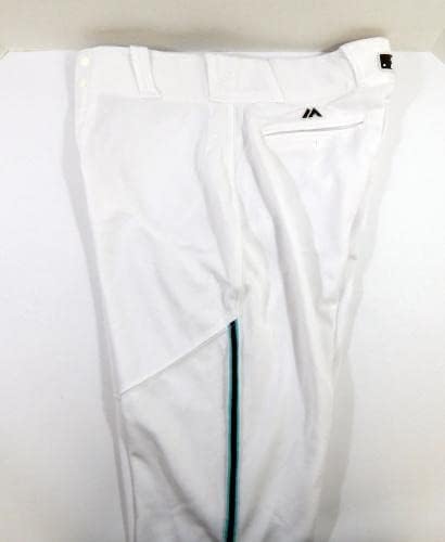 Arizona Diamondbacks Tyler Wagner #34 Game usou calças brancas 36-43-36 93-Jogo usado calças MLB usadas