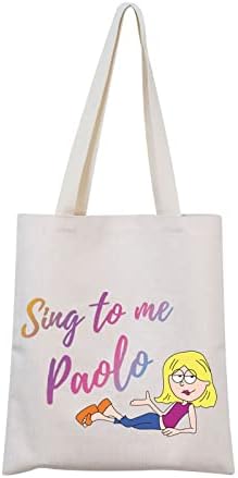 Lizzie Cosmetic Bag Lizzie Fan Gift Sing para mim Paolo Makeup Zipper Bolsa para mulheres meninas