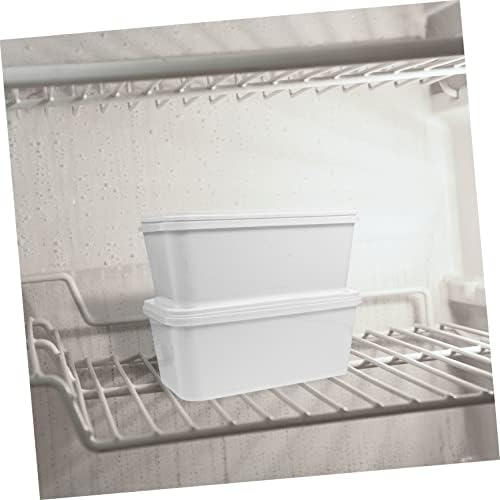 Bestonzon 4 pcs 3 lojas empilháveis ​​com armazenamento de sobremesa para recipientes de recipientes de recipientes de recipientes de sopa reutilizáveis ​​caseiros da caixa de iogurte LONGURT LOME