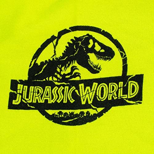 T-shirt de dinossauros do Jurassic World Boys e roupas de shorts definidas para crianças