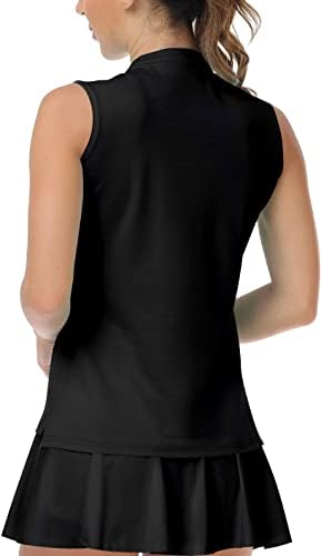 Mofiz feminino sem mangas de tênis de tênis de tênis de tênis esportivo de camiseta em caça atlética T-shirt atlética