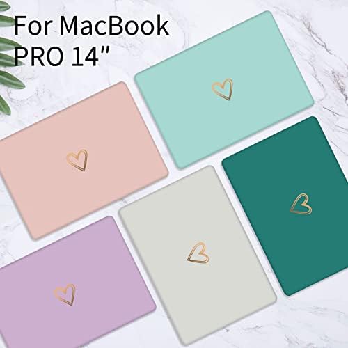 Sesok Compatível com MacBook Pro 14 polegadas Caso de laptop 2021 Modelo de liberação A2442 M1 Pro/Max Chip com Touch ID