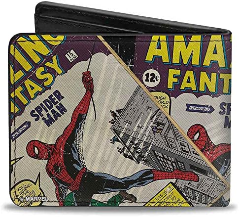 Buckle-Down Bifold Wallet Spider-Man, 4,0 x 3,5