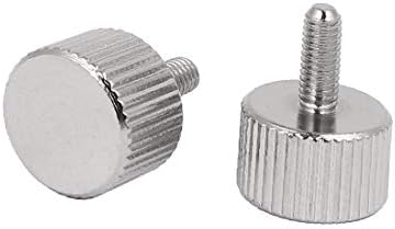 X-dree m3x8mm níquel de níquel parafuso de polegar de cabeça plana 50pcs para caixa de computadores (Tornillo de Pulgar