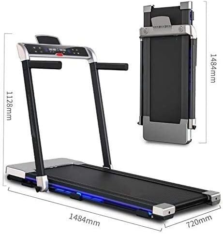 Mgizljj Treadmill para caminhar, dobrando esteiras para pequenos espaços, equipamento de corrida compacto de fitness motorizado com