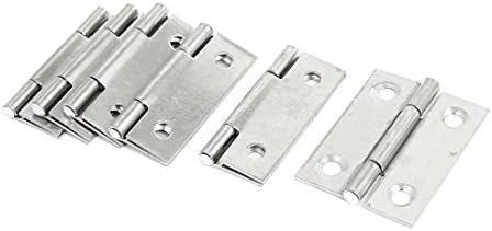 Aexit Cupboard Showcase Gate Hardware Door Caixa de ferramentas Aço inoxidável Tono de prata de aço 1,5 Portão de portão Long