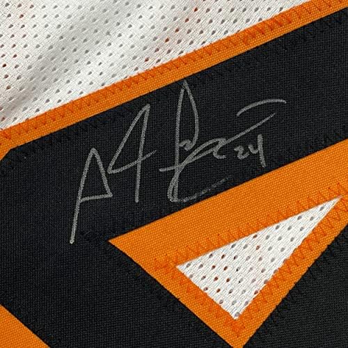 Autografado/assinado Adam Pacman Jones Cincinnati White Football Jersey JSA COA